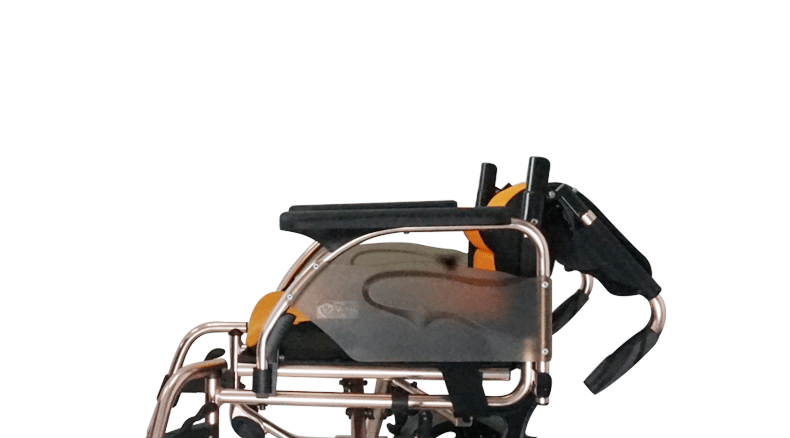 u med 优美 迈进轮椅系列看护款matty-02橘