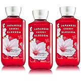 japanese cherry blossom gift set - 3 piece bath and body works