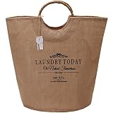 premium decor fabric foldable canvas laundry basket hamper