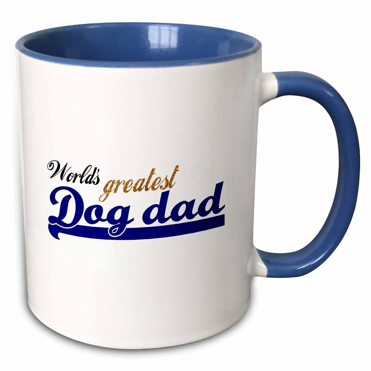 typography – worlds greatest dog dad – best 宠物主人 gifts for