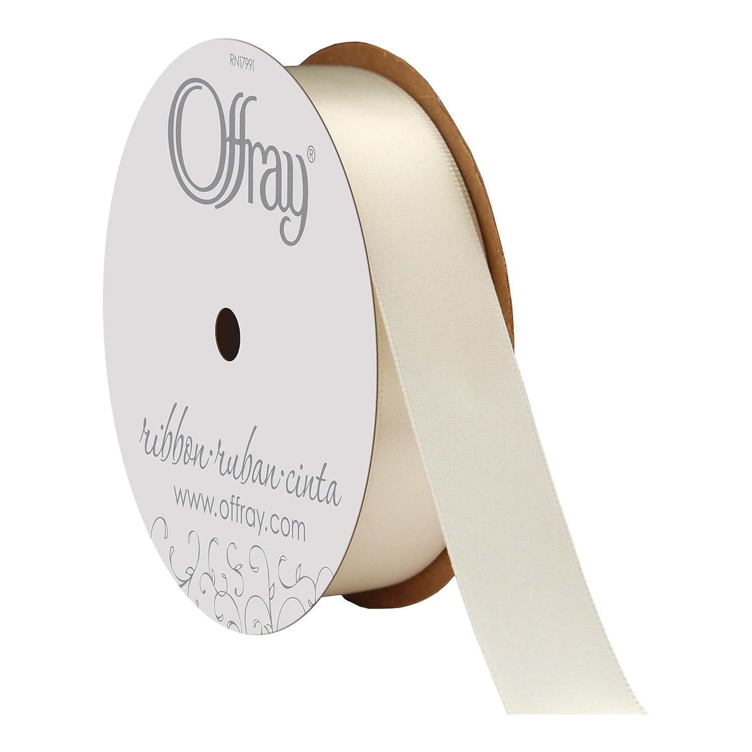 offray single face satin craft ribbon, 7/8-inch by 20-yard spool