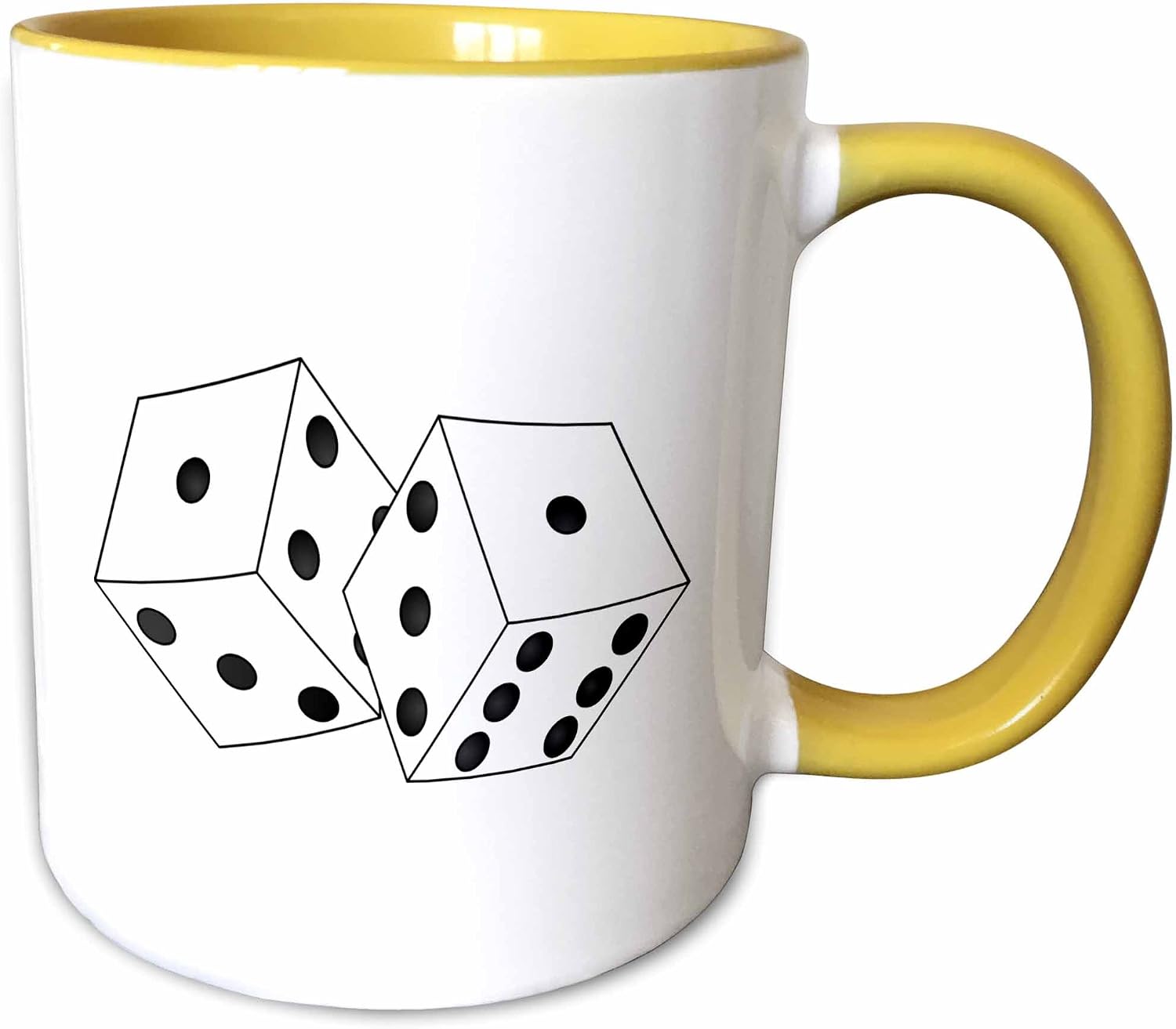 &ndash;&nbsp;马克杯 黄色/白色 11-oz two-tone yellow mug