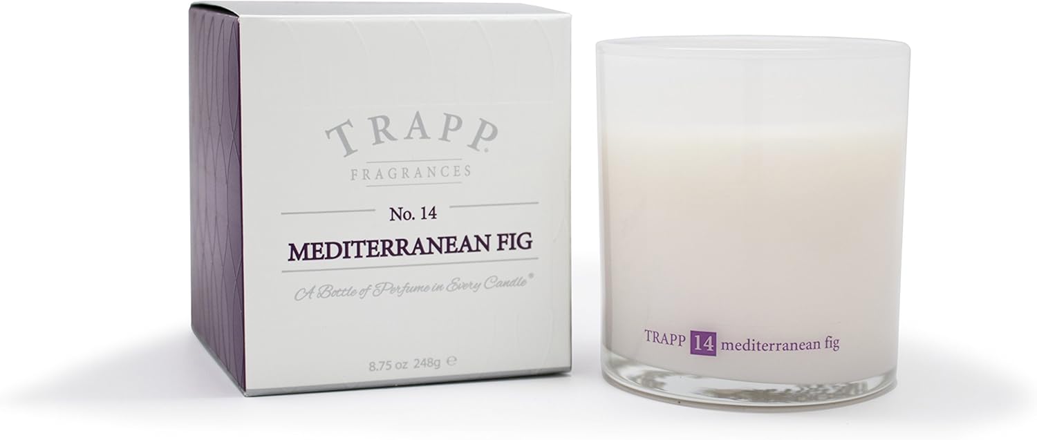 14 mediterranean fig poured candle, 8.75-ounce