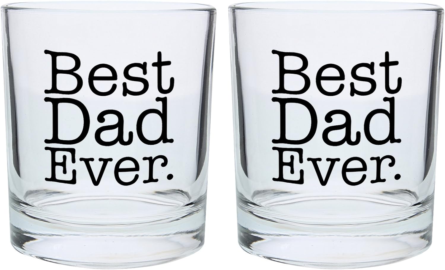 父亲节礼物 best dad ever best grandpa ever 礼物圆形低球玻璃 dad