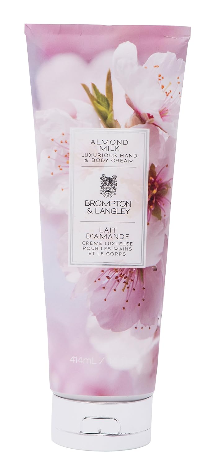 upper canada soap brompton 和 langley 身体霜,杏仁牛奶,14 液体