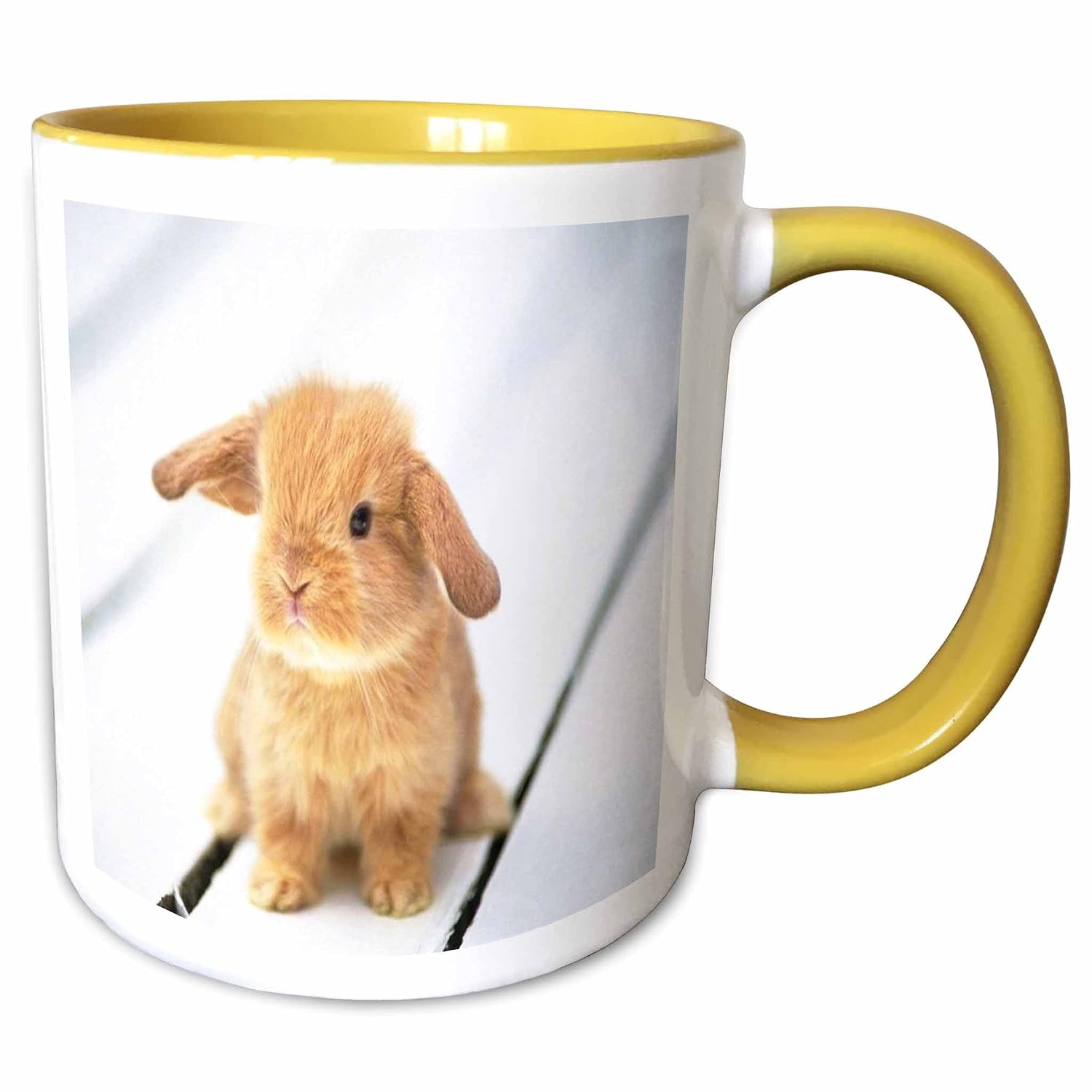 barbara 复活节兔子–马克杯 黄色/白色 11-oz two-tone yellow mug