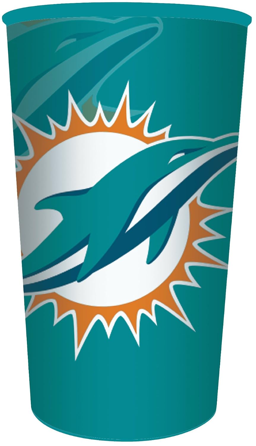 converting nfl 20 count plastic souvenir cups, miami dolphins