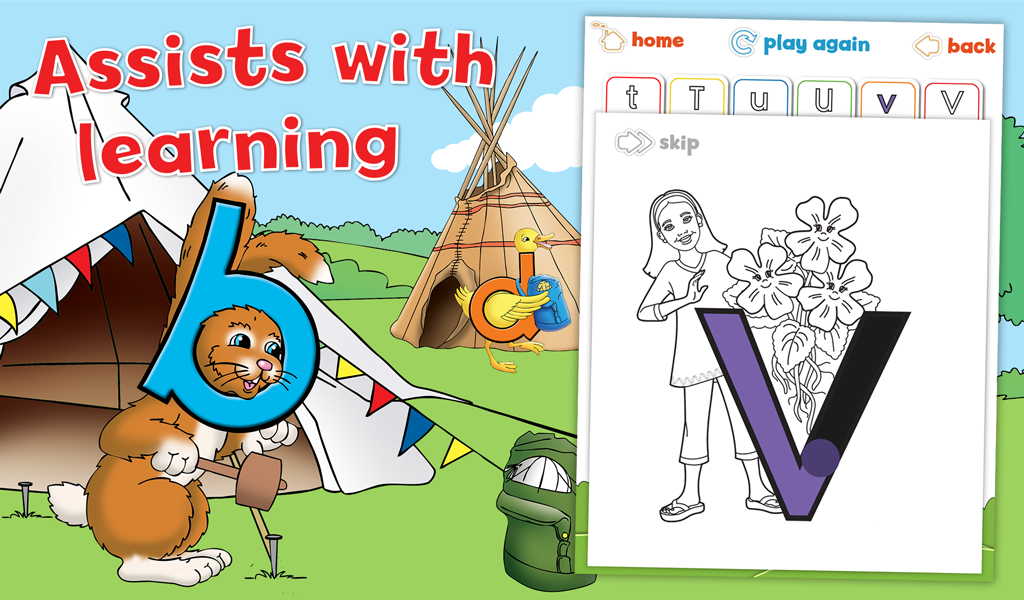 letterland stories: talking tess, uppy umbrella &