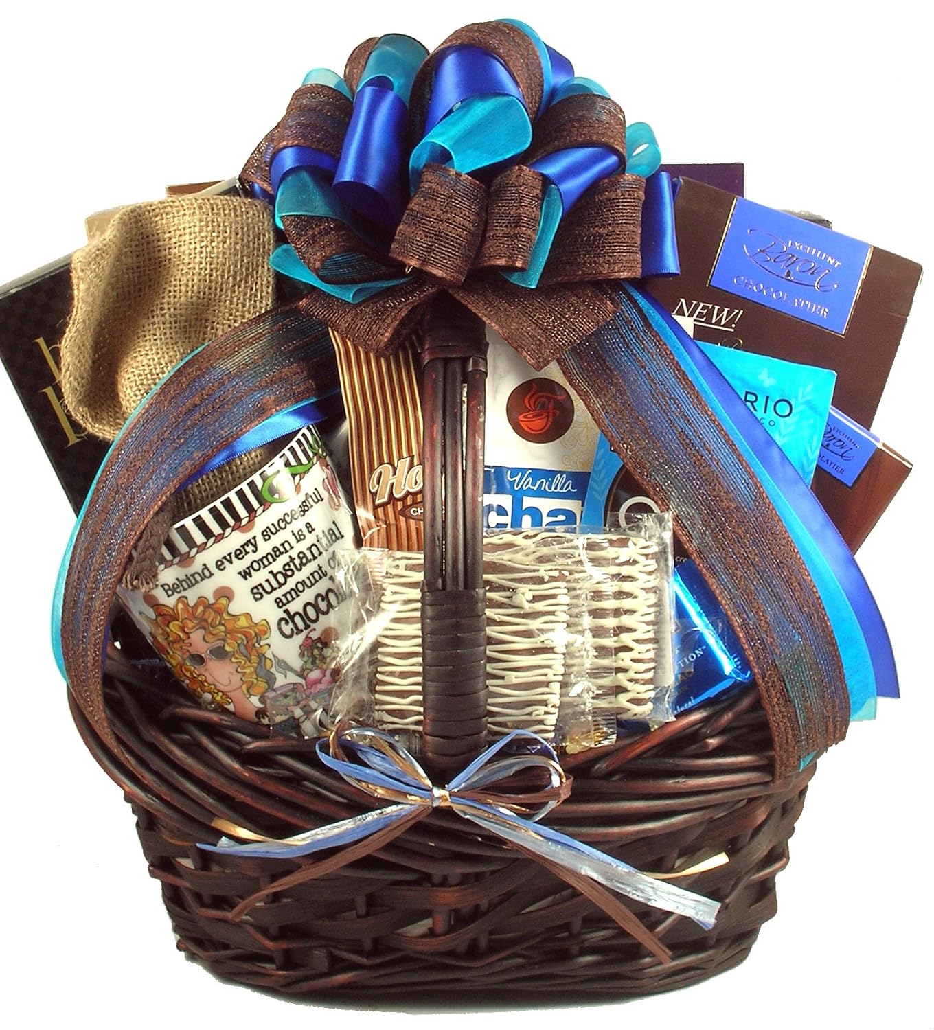 gift basket village extreme chocolate fix, gift set for her, 8