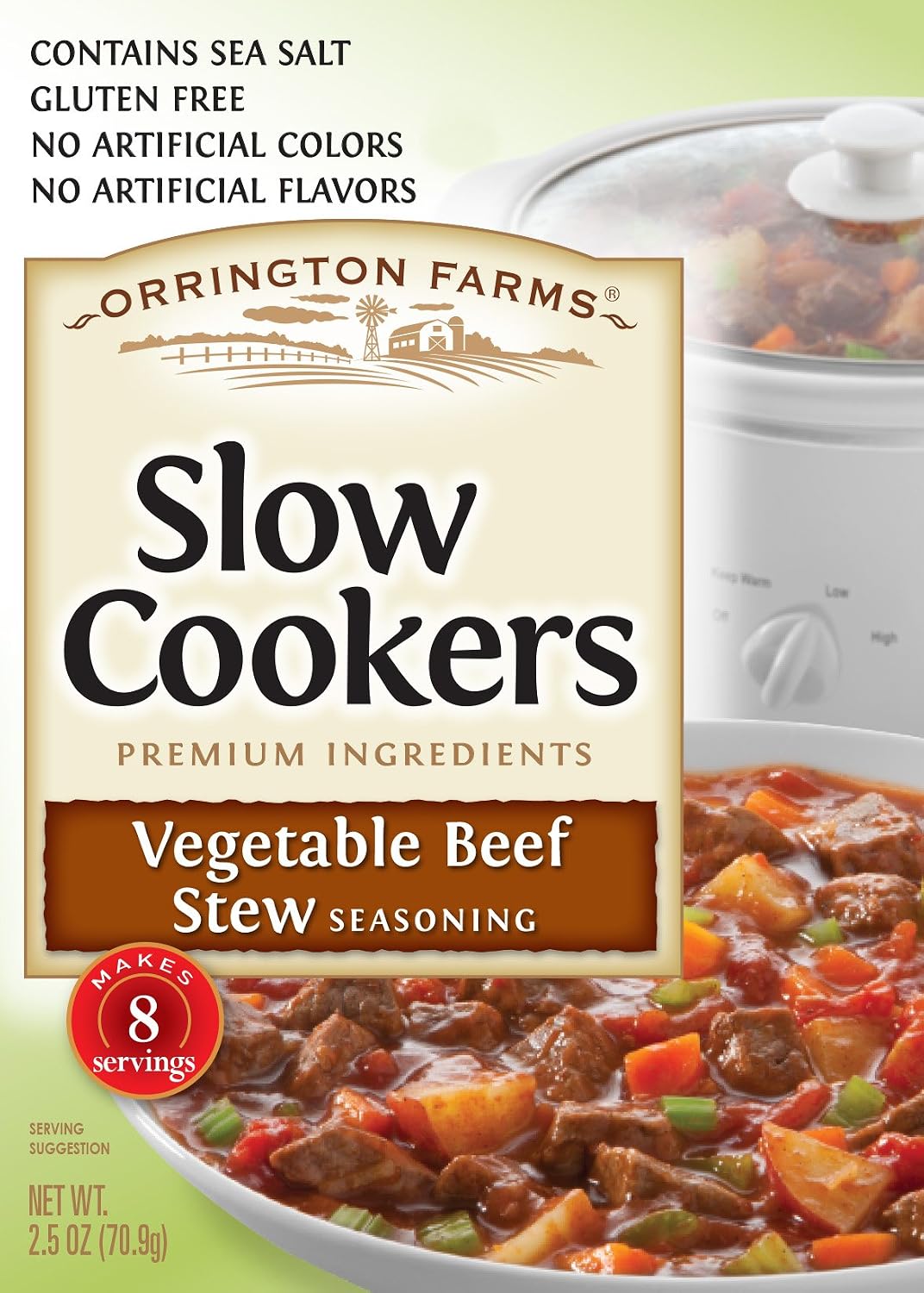 orrington farms slow cookers vegetable beef stew seasoning mix