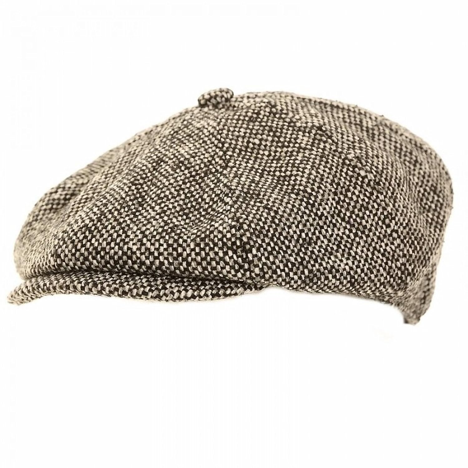 mens wool blend 8 panel newsboy cap