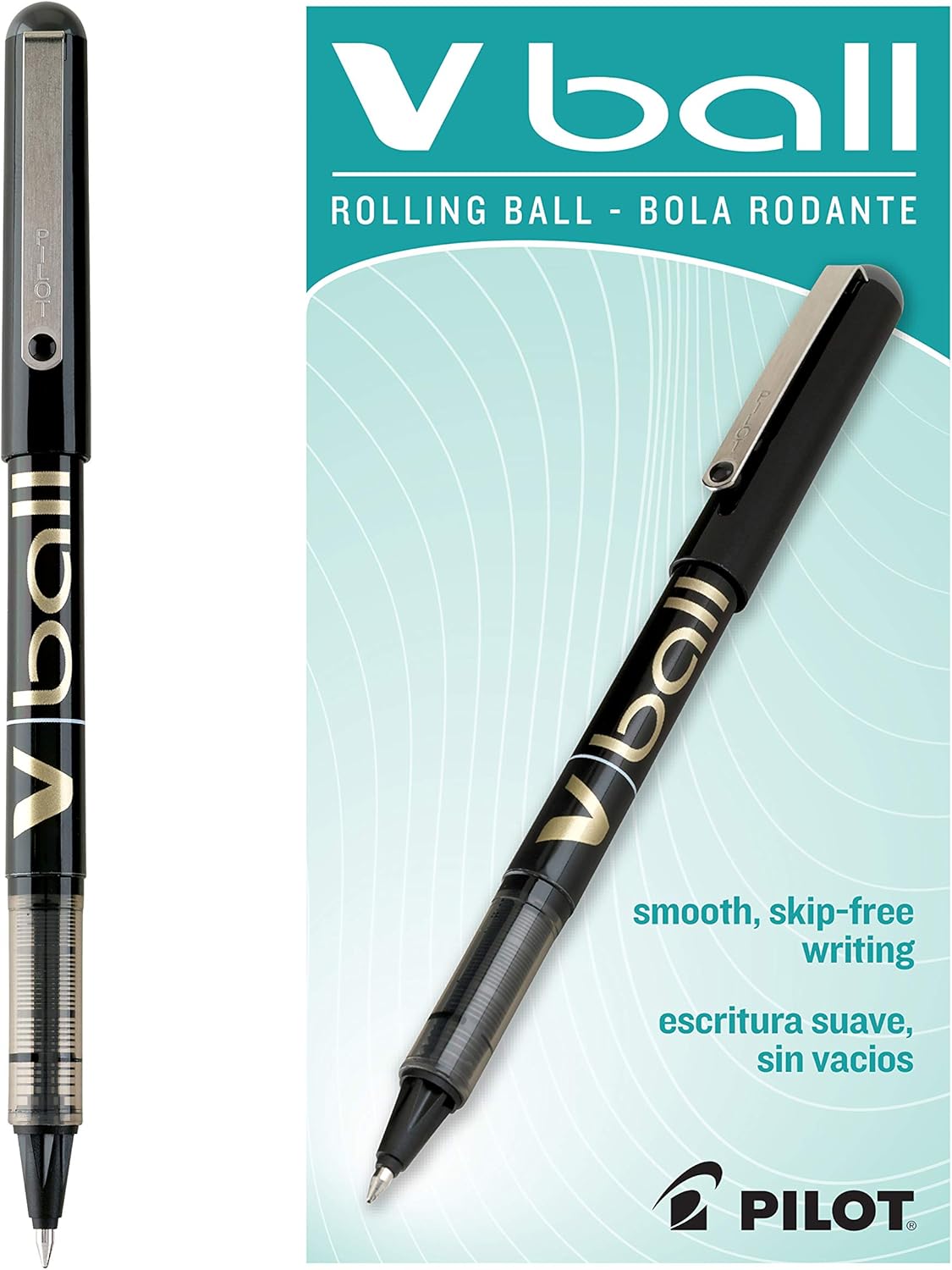 pilot vball liquid ink stick rolling ball pens, fine point