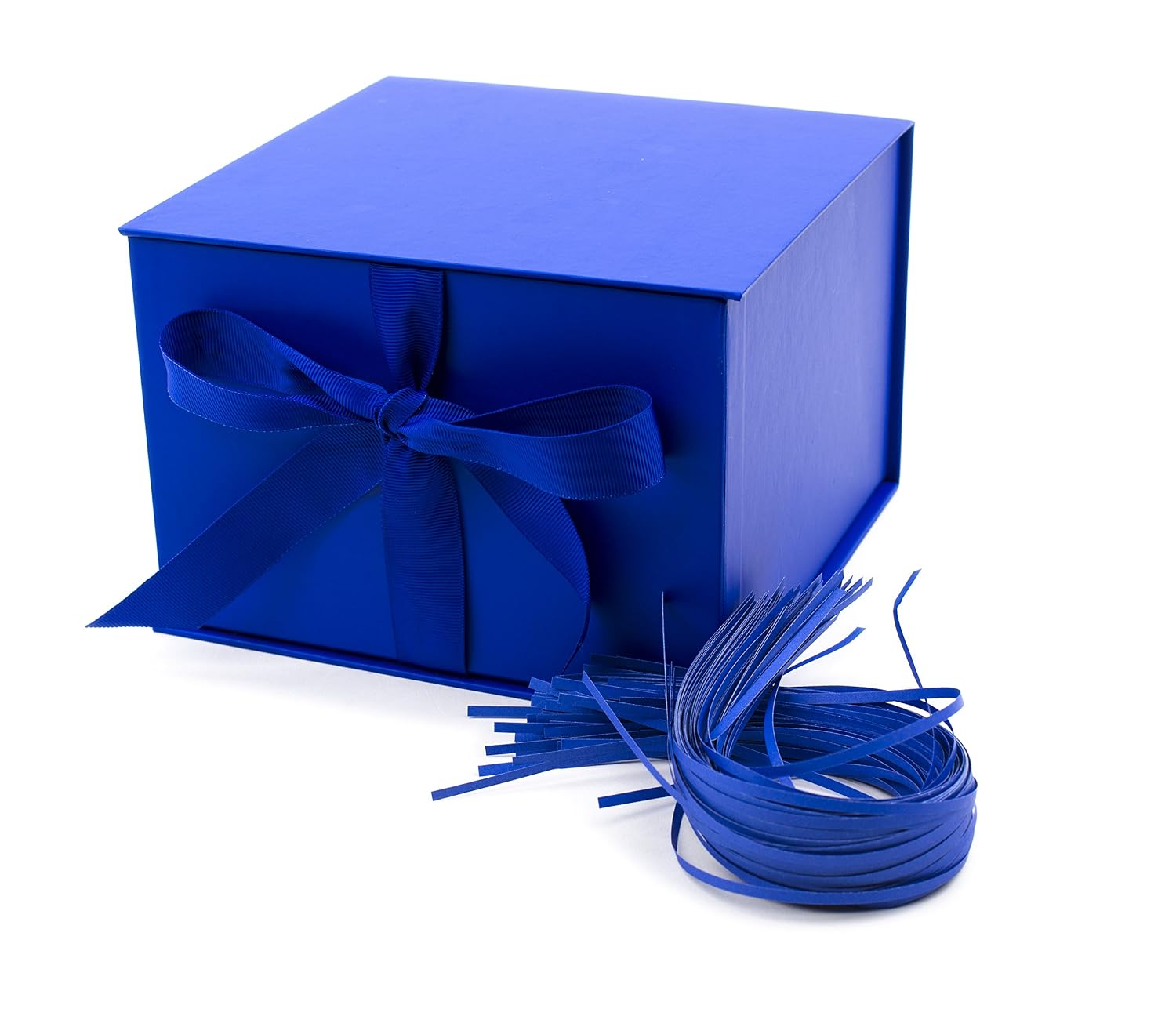 hallmark 5ebc1118 navy large solid color gift box, midnight blue