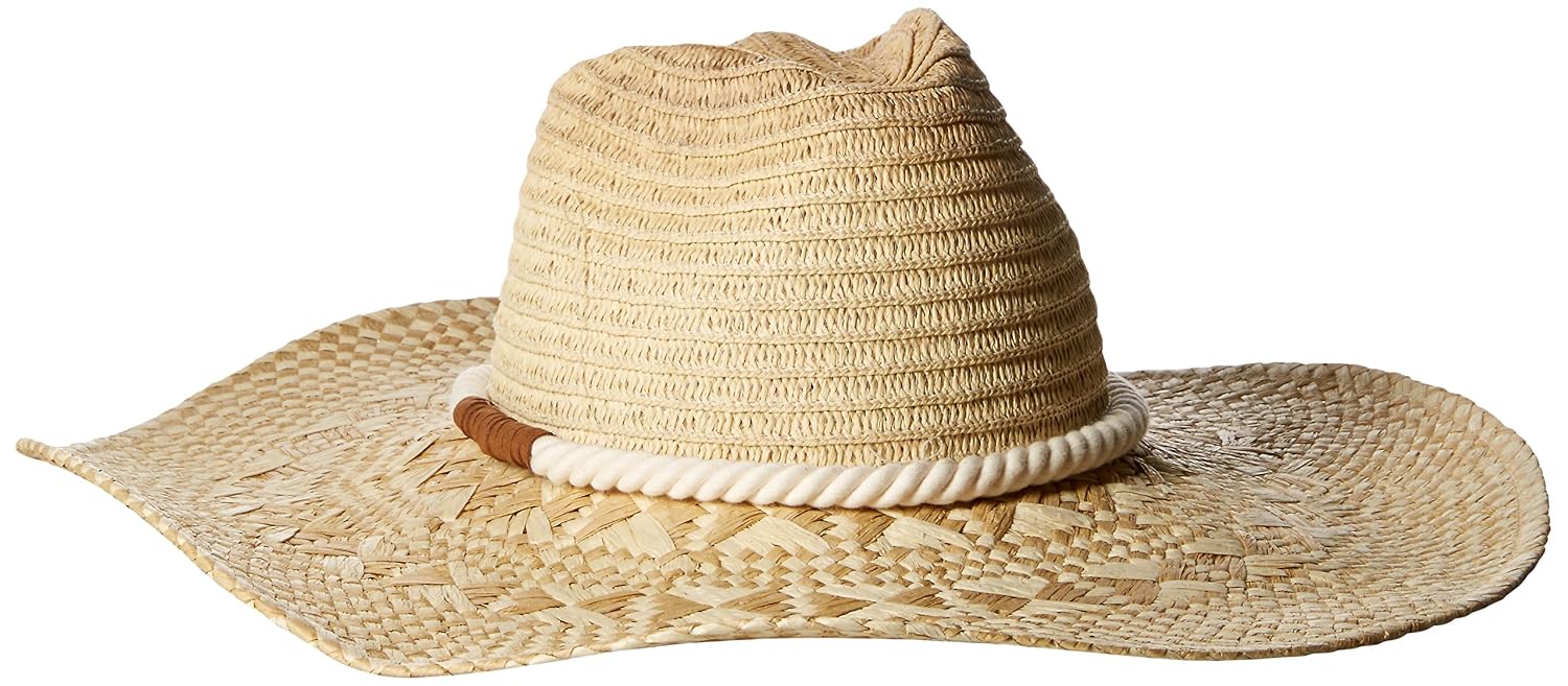 san diego hat company 女式 pinched-crown paperbraid 软盘太阳帽