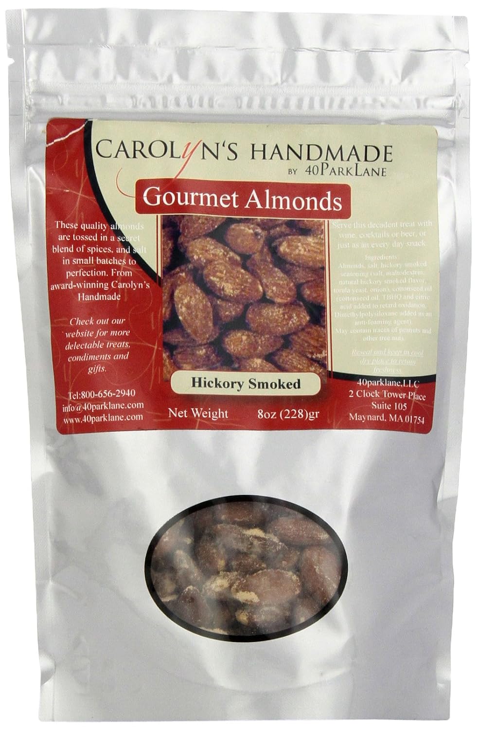 carolyns handmade gourmet platinum snack bag, hickory smoked