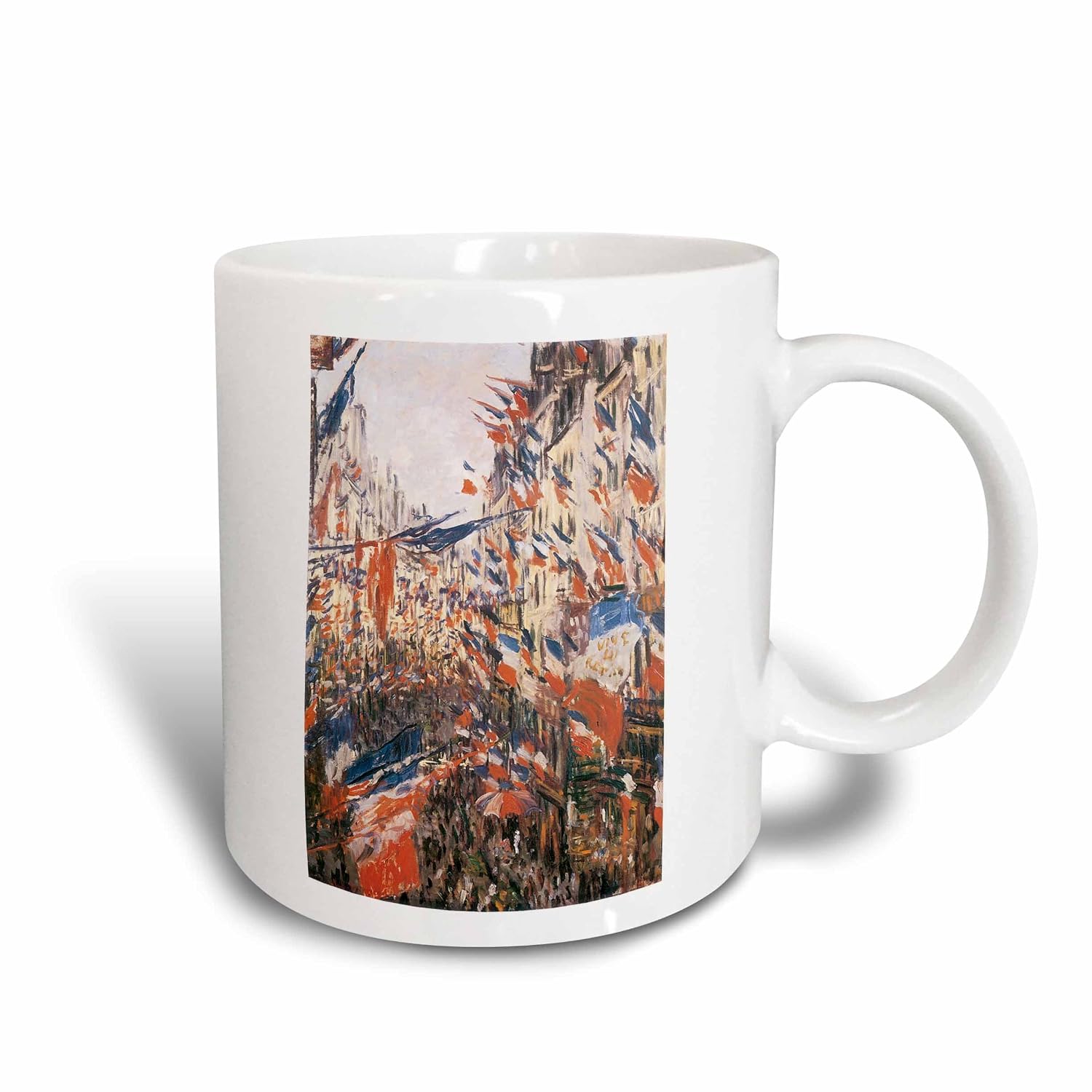 monet 画作1878–马克杯 黄色/白色 11-oz two-tone yellow mug