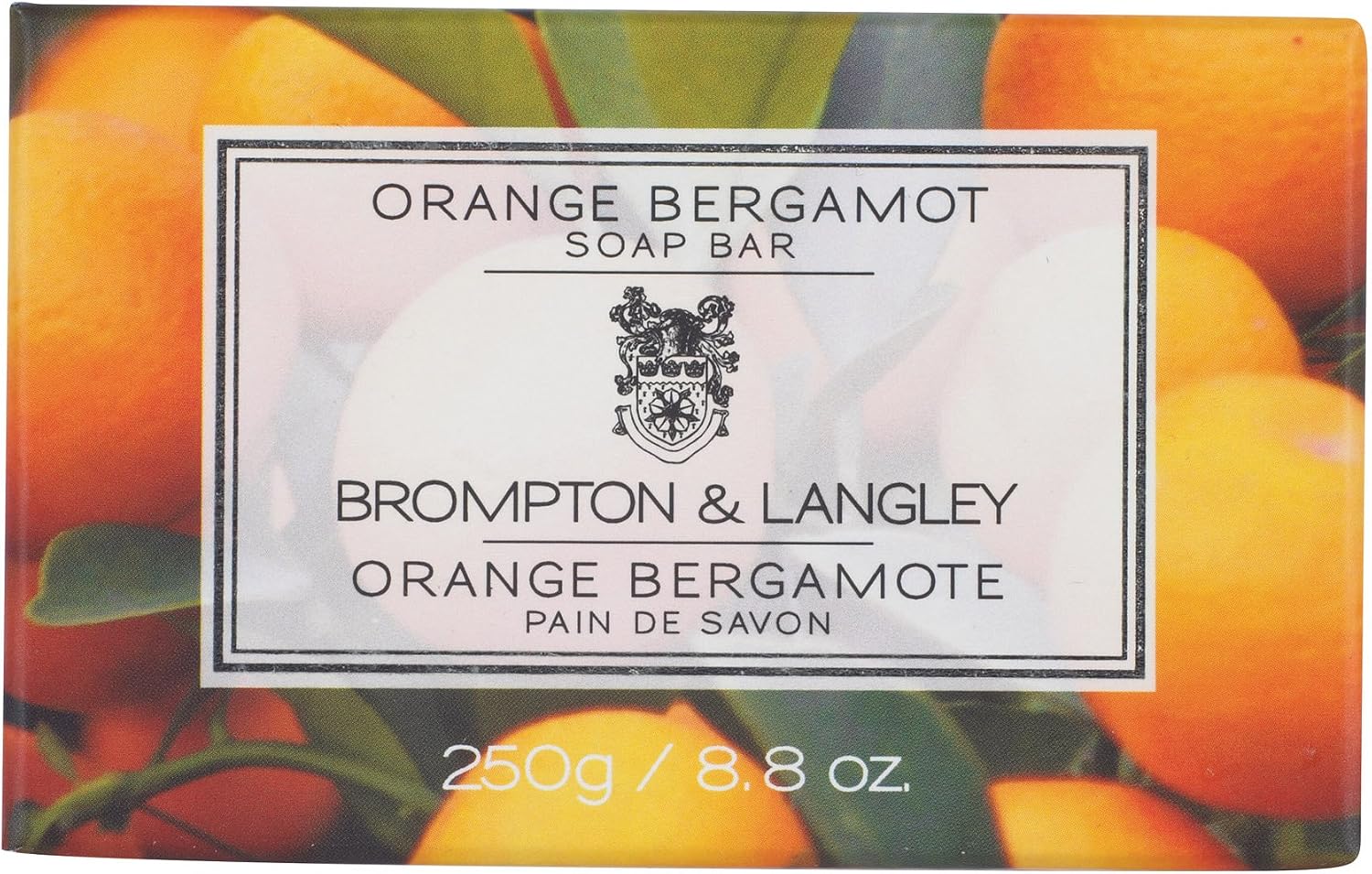 upper canada soap brompton and langley gift box, orange berga