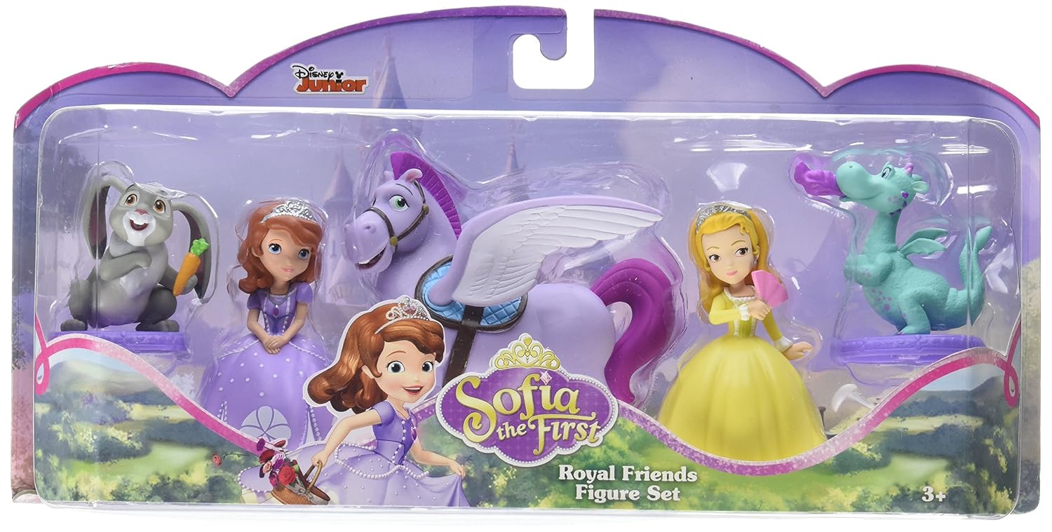 disney sofia the first 皇家朋友美人鱼模型套装 36