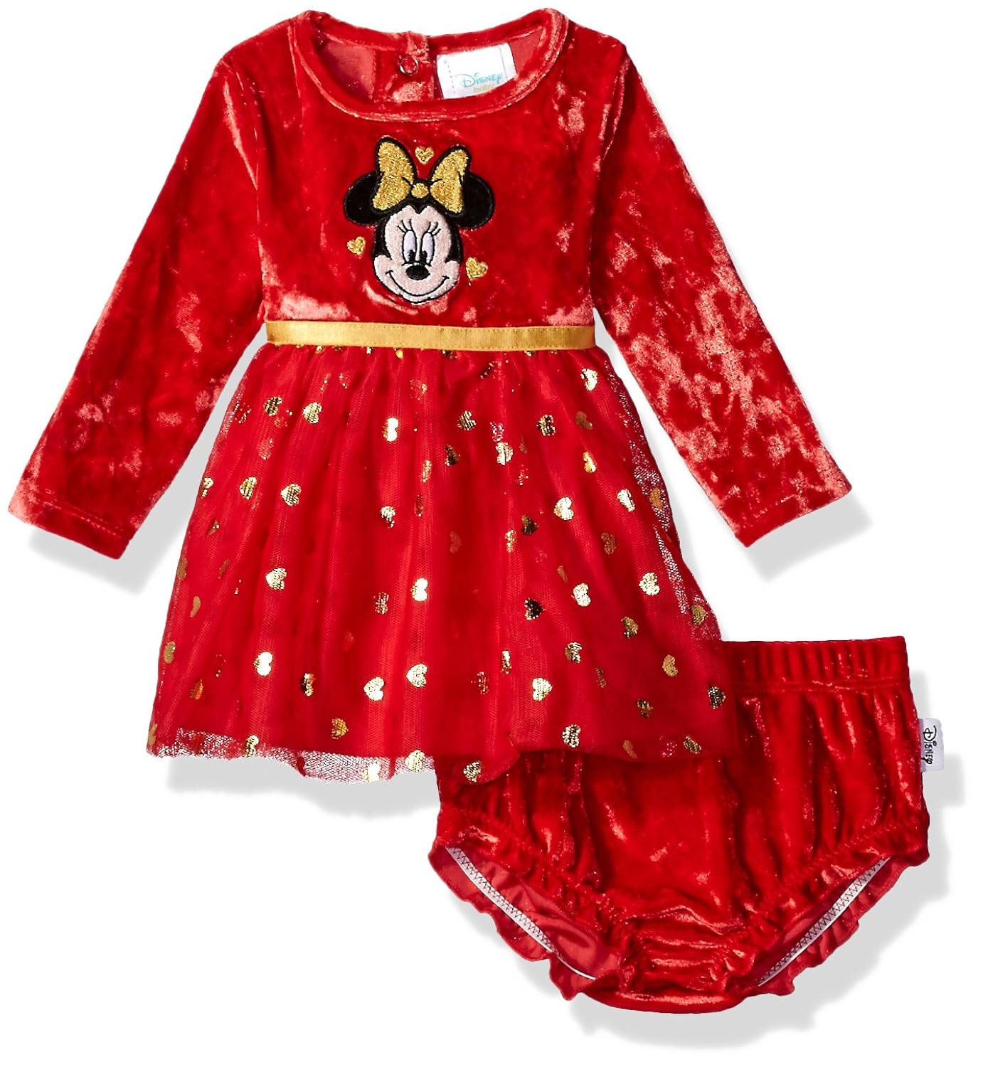 disney baby 女童米妮短裙和尿裤兜套装
