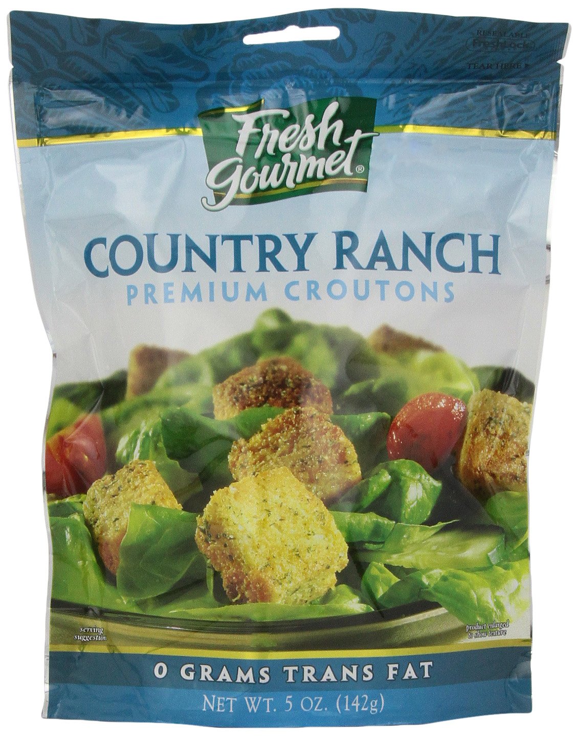 fresh gourmet premium croutons, country ranch, 5 ounce (pack of