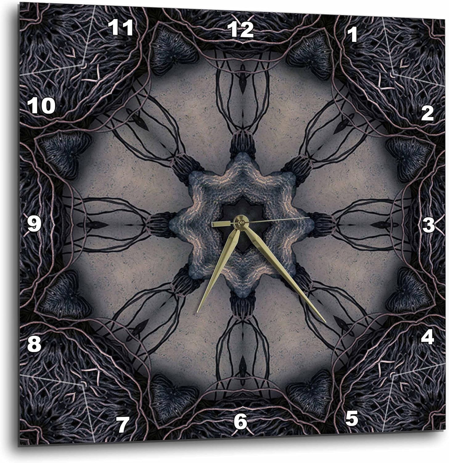 3drose dpp_42439_2 深哥特式装饰3 曼陀罗挂钟,13 x