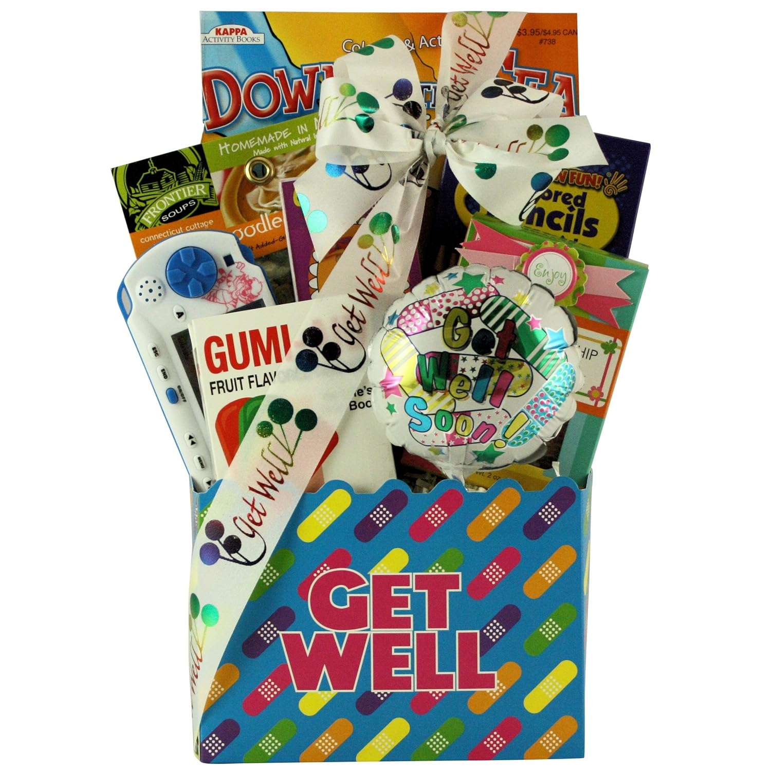 greatarrivals kids get well gift basket, for lifes boo boos, 3
