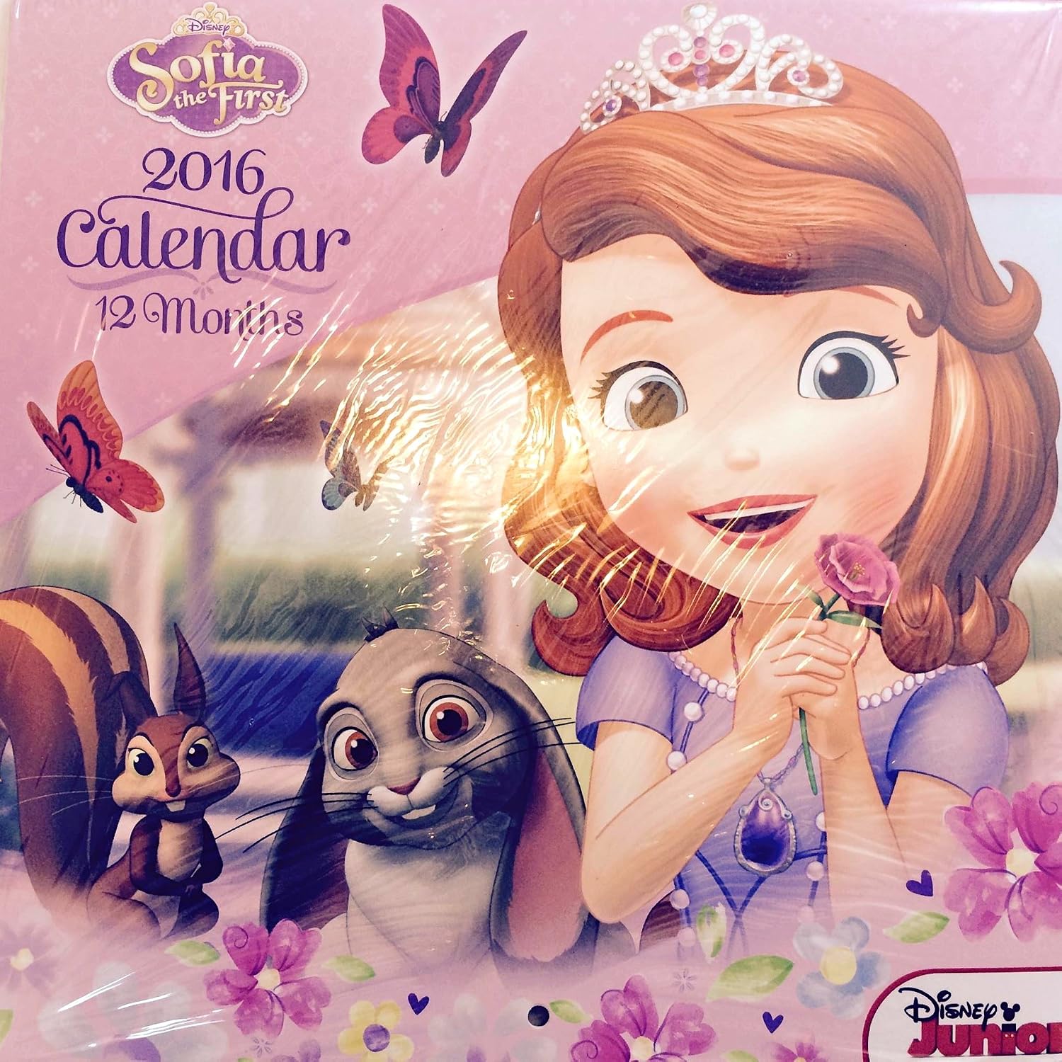 disney sofia the first 2016 12 个月挂历