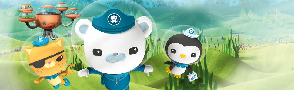octonauts 海底小纵队 英国动画片同款 益智玩具 舰队