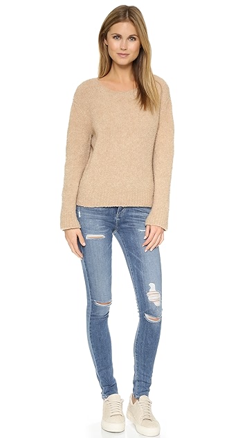 agolde sophie 紧身牛仔裤 | shopbop