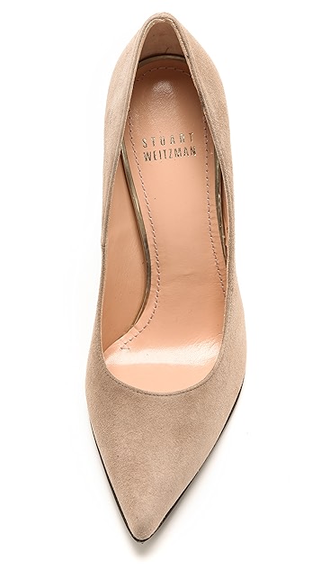 queen 110mm 绒面革浅口鞋