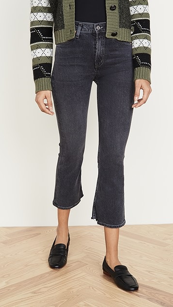 demy 九分喇叭牛仔裤