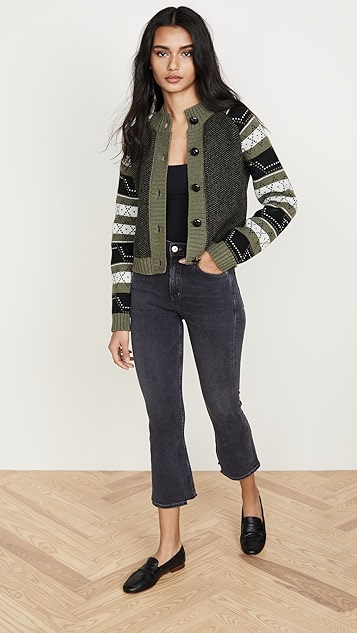 demy 九分喇叭牛仔裤