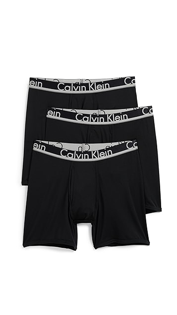 舒适超细纤维平角短裤 3 件装