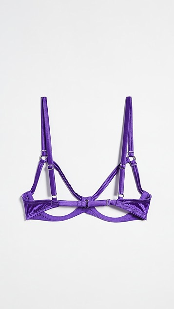 横条纹钢托文胸