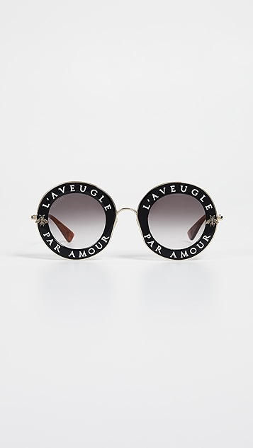 laveugle par amour 圆形太阳镜