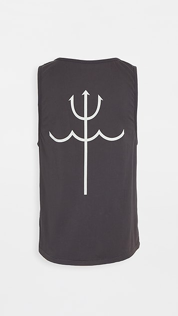 mollusk 三叉戟图案背心上衣