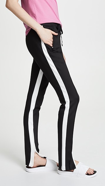 低腰烟管运动裤