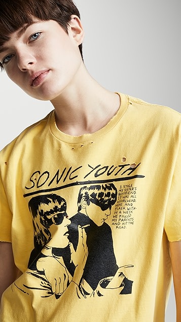 sonic youth boy t 恤