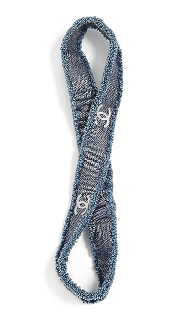 chanel 牛仔布发带 | what goes around comes around - idollook