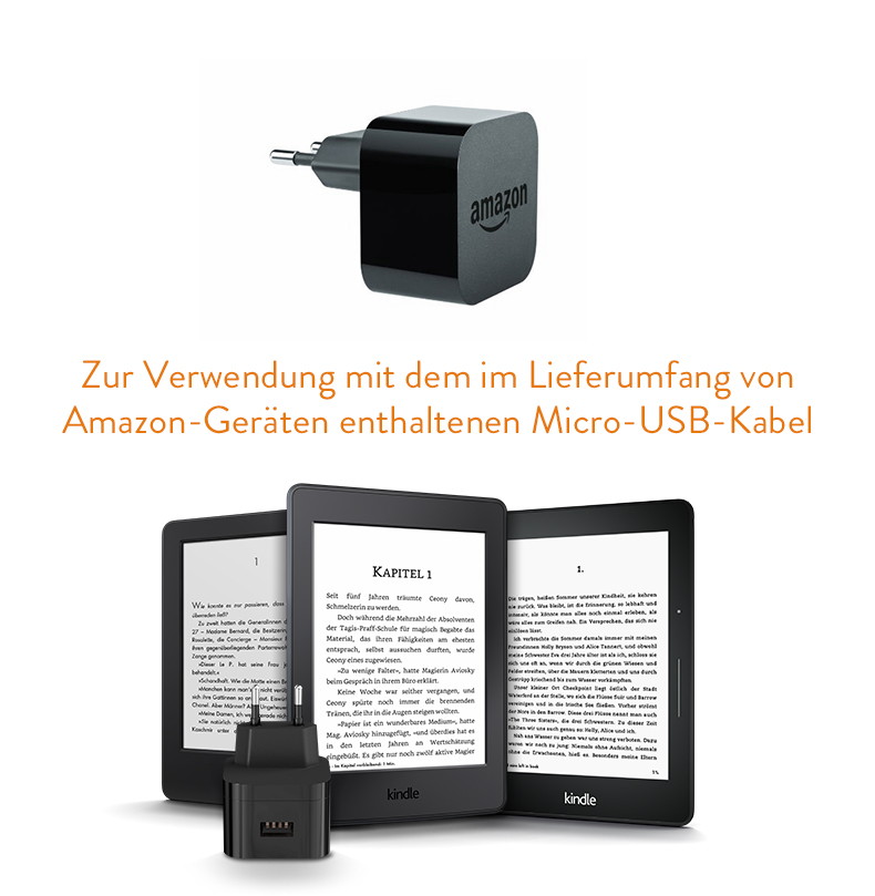 Offizielles Amazon PowerFast 9 WUSBLadegerät und Netzteil für Kindle