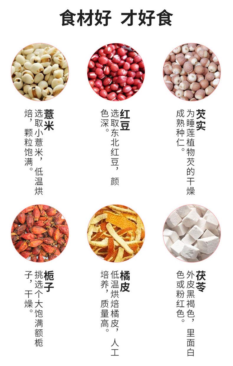 ceebitoo 芡实红豆薏米茶泡茶养生茶 320g袋(40小包)