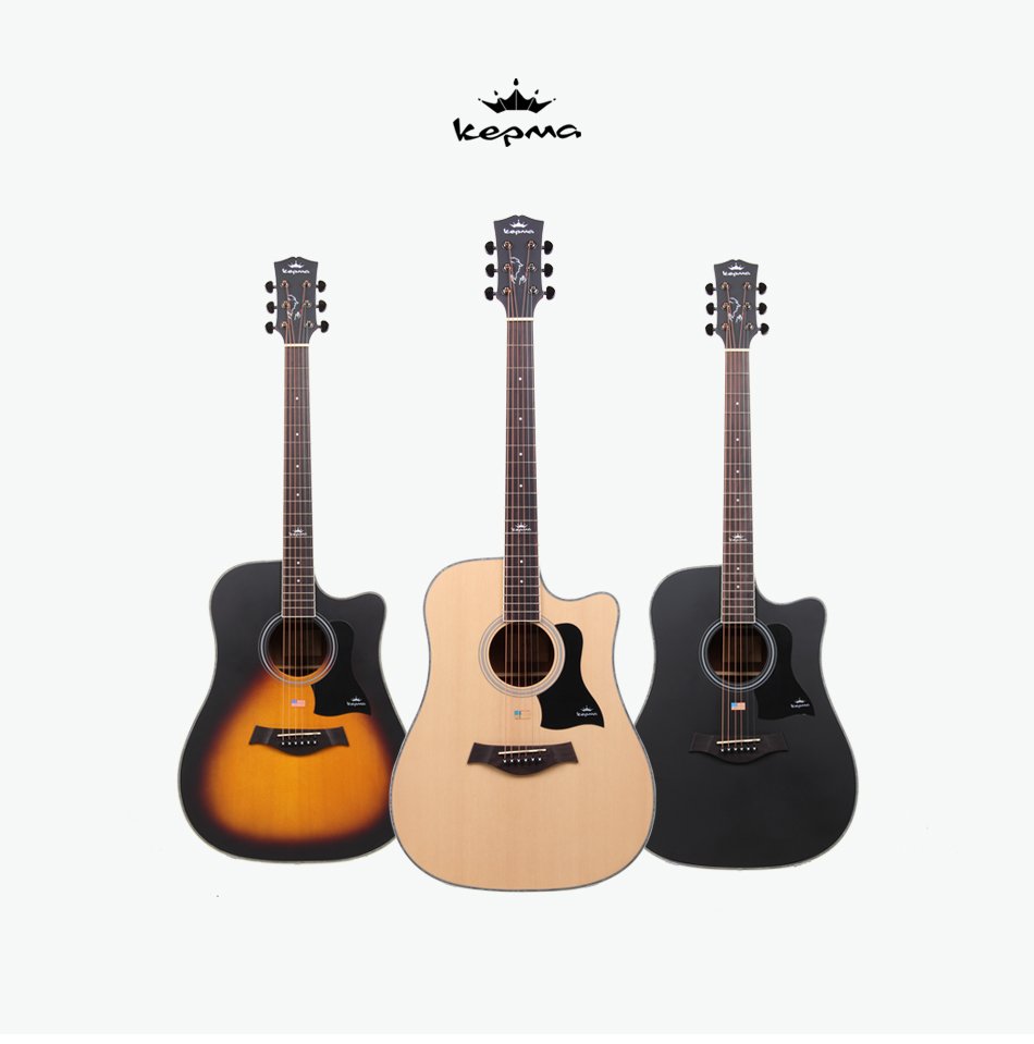 kepma 卡马 a1cp 40寸民谣吉他 原色
