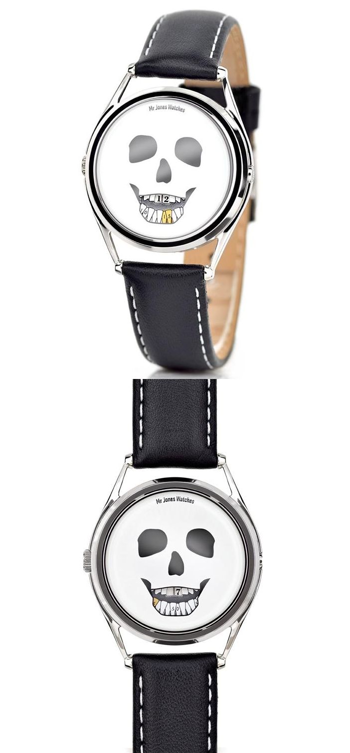 mr jones 英国品牌 最后一笑系列 机械男女适用手表(亚马逊进口直采)