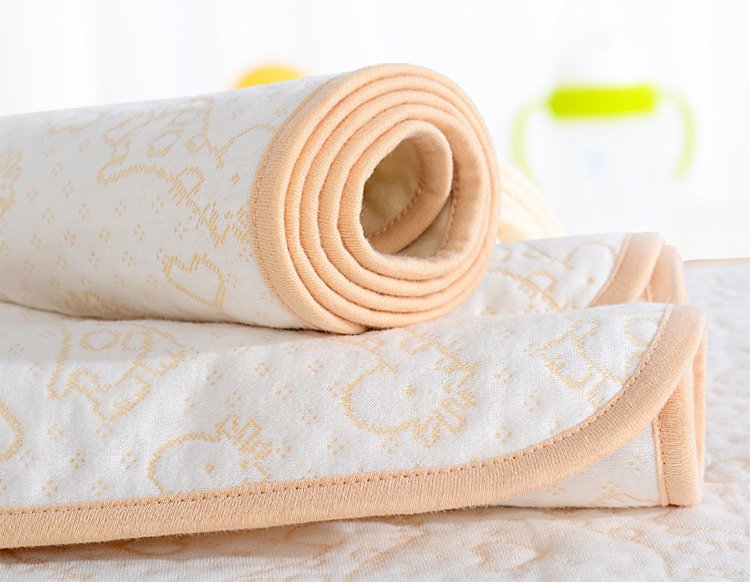 elepbaby象宝宝婴儿尿垫有机棉防水透气护理垫巾四层加厚隔尿垫75*50