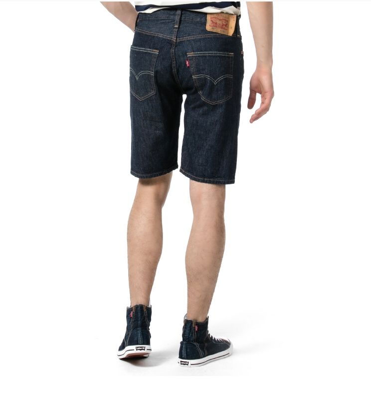 levis 李维斯 501版型 男式 501 牛仔短裤 36512-0035 深蓝色 w28