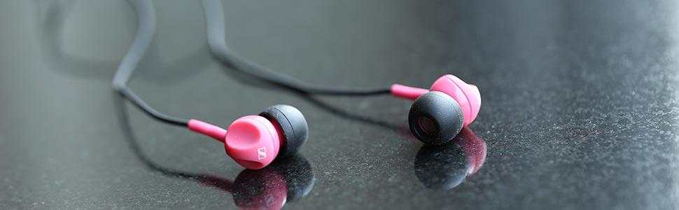 sennheiser 森海塞尔 cx213 pink 时尚入耳式耳塞 粉红色