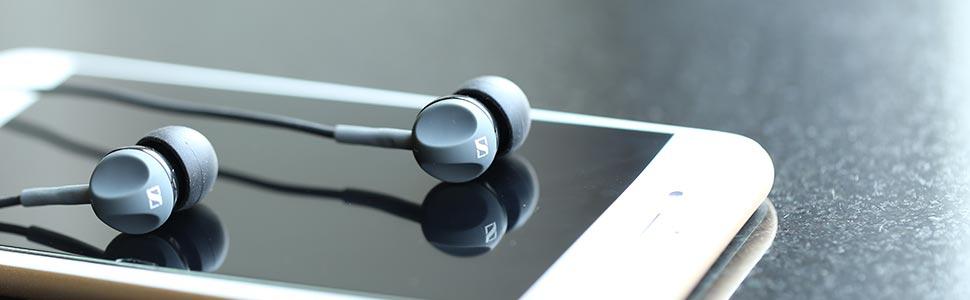 sennheiser 森海塞尔 cx213 black 时尚入耳式耳塞 黑色