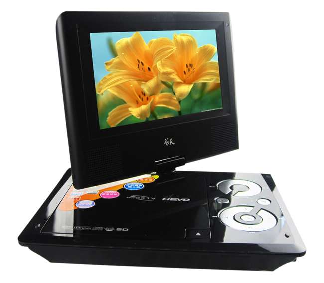 谷天 移动dvd gt720 黑色(7寸屏/电视接收)