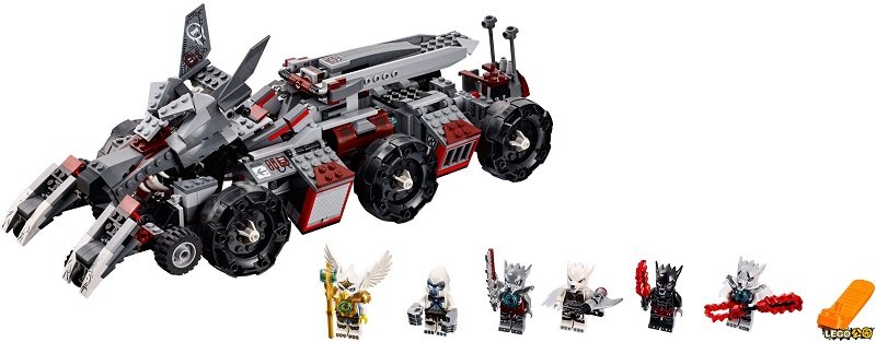 lego 乐高 chima 气功传奇系列 狼武士的战穴 70009