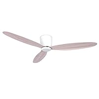 LUCCI AIR 吊扇，金属 35 瓦，白橡木